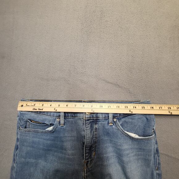 Levi's 312 Jeans Womens Size 32 Blue Shaping Slim Stretch Distressed Denim - Picture 8 of 11